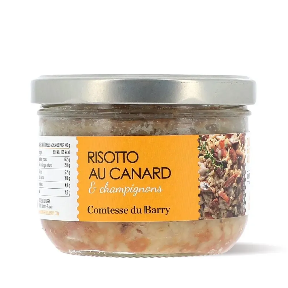 RISOTTO AU CANARD ET AUX CHAMPIGNONS