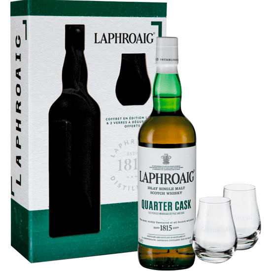COFFRET LAPHROAIG QUARTER CASK COFFRET LAPHROAIG QUARTER CASK