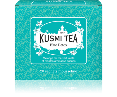 BLUE DÉTOX - Thé vert et maté - Ananas