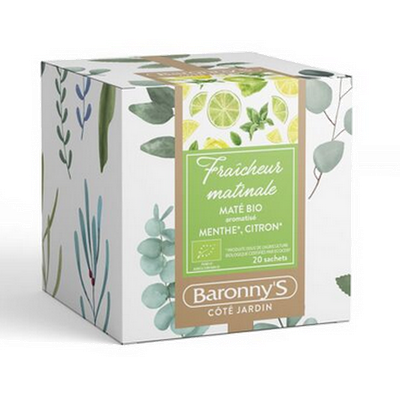 MATÉ FRAICHEUR MATINALE BIO - Maté - Menthe, Citron