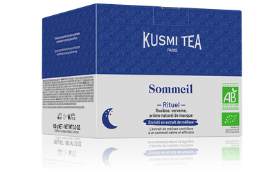 RITUEL SOMMEIL - ROOIBOS- Infusion Mélisse et Verveine, Mangue