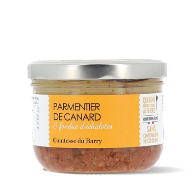 PARMENTIER DE CANARD, FONDUE D'ÉCHALOTES