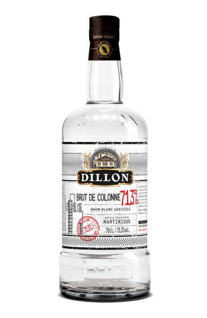 DILLON RHUM BLANC BRUT DE COLONNE 71,3%