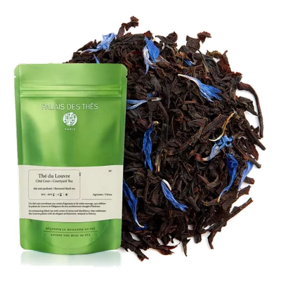 THÉ DU LOUVRE - CÔTÉ COUR - Thé noir parfumé - Agrumes, Mûre sauvage THÉ DU LOUVRE - CÔTÉ COUR - Thé noir parfumé - Agrumes, Mûre sauvage