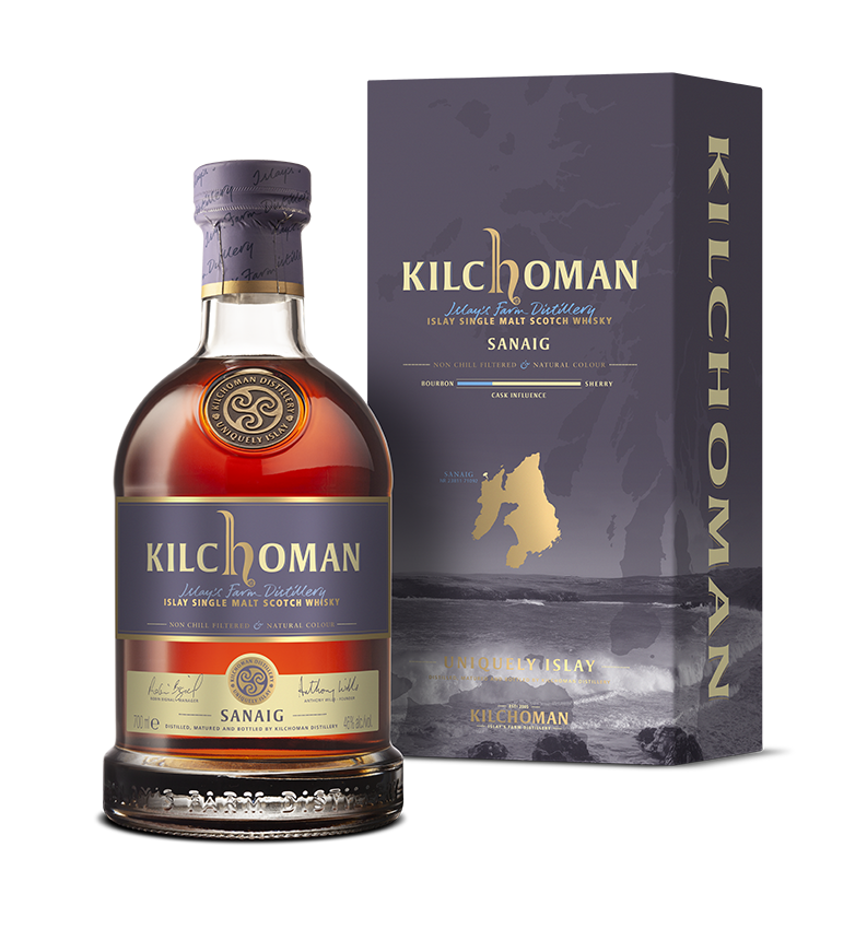 KILCHOMAN SANAIG - 50PPM - TOURBE PUISSANTE KILCHOMAN SANAIG - 50PPM - TOURBE PUISSANTE