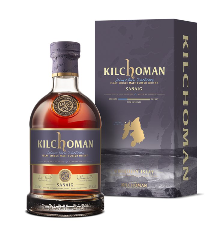 KILCHOMAN SANAIG  - 50PPM - TOURBE PUISSANTE