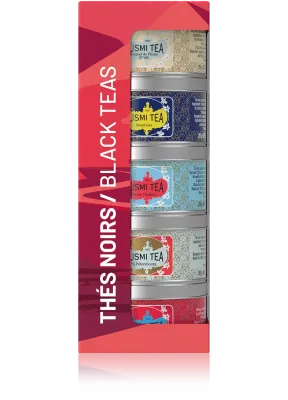COFFRET LES THÉS NOIRS - 5 Miniatures de thés
