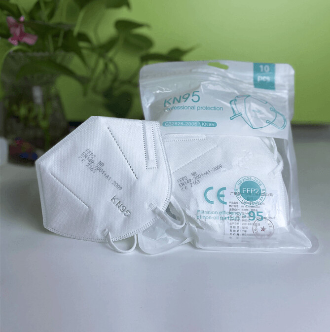 Pack 10 mascarillas FFP2 KN95 Color Blanco