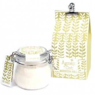 Vela en Tarro de Vidrio 400ml - Moroccan Roll
