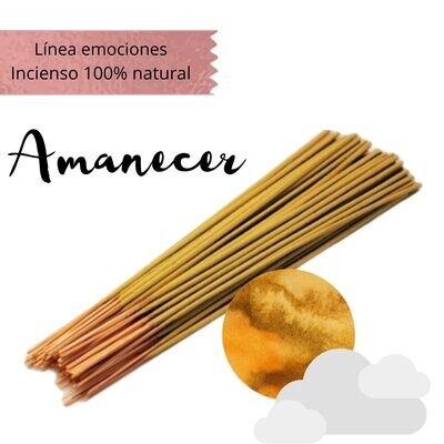 Incienso Artesanal 100% Natural Emociones - Energía Amanecer