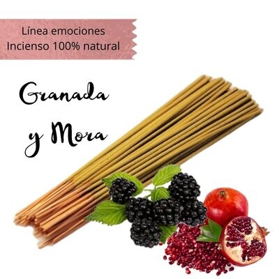 Incienso Artesanal 100% Natural Emociones - Granada y Mora