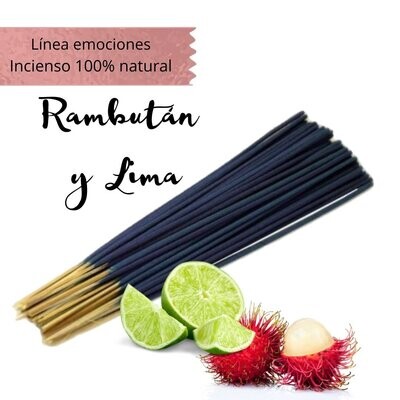 Incienso Artesanal 100% Natural Emociones - Rambután y Lima