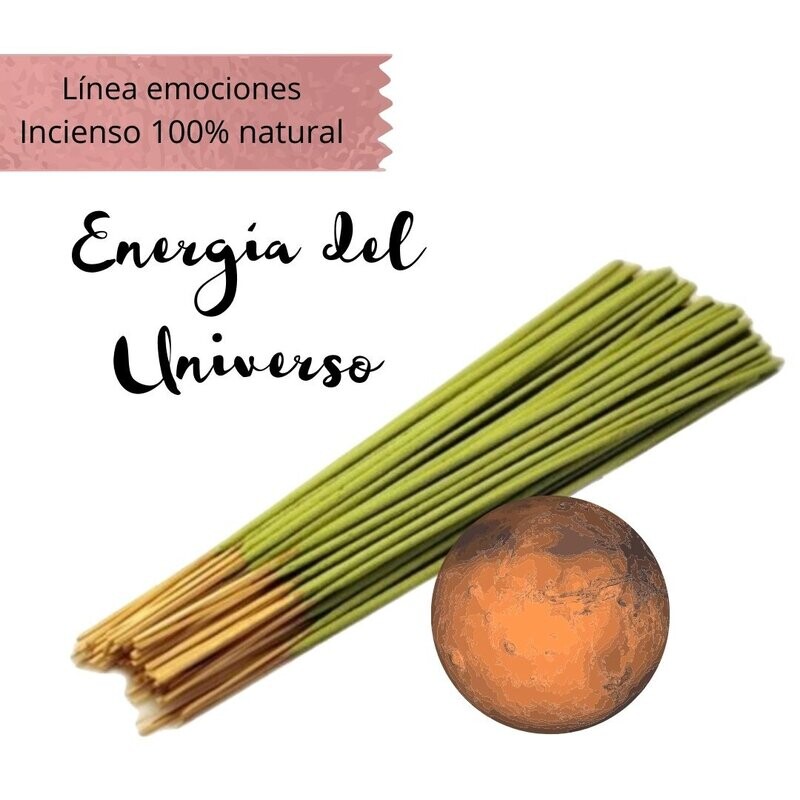 Incienso Artesanal 100% Natural Emociones - Energía Universo