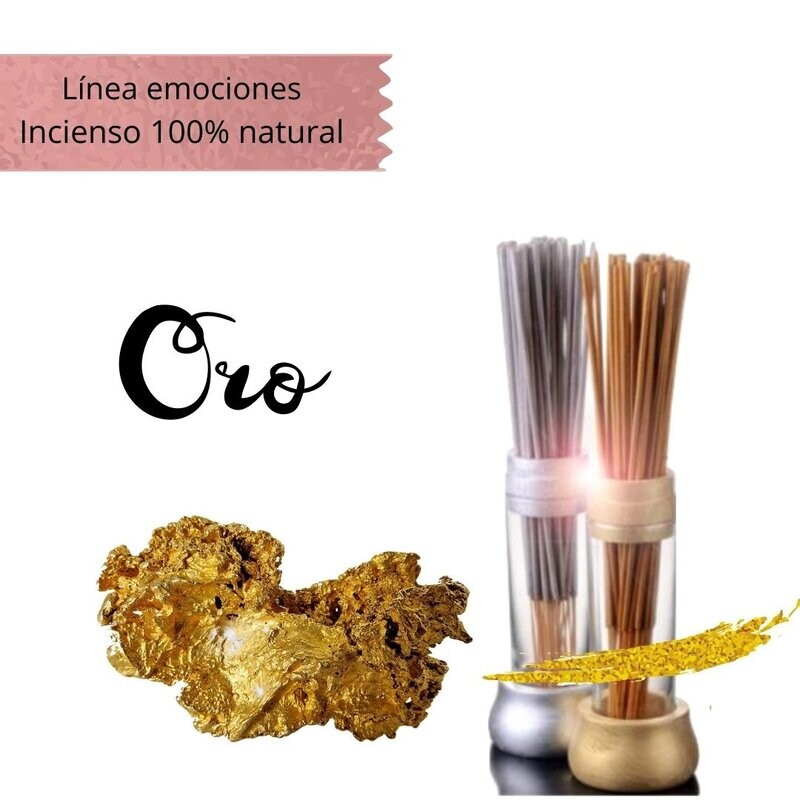 Incienso Artesanal 100% Natural Emociones - Oro