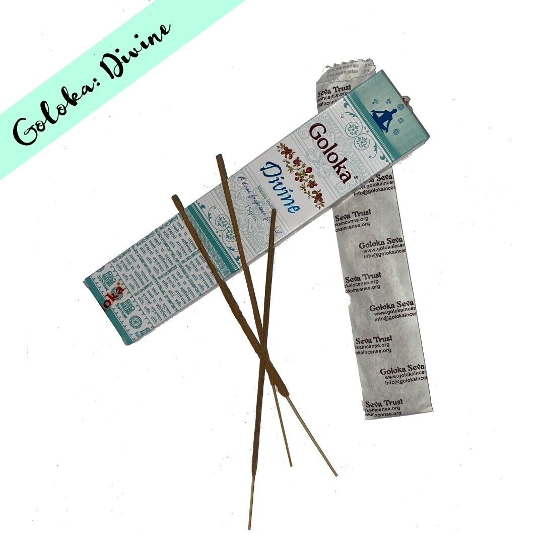 Goloka Premium - Varillas de Incienso - Divine (15 g)
