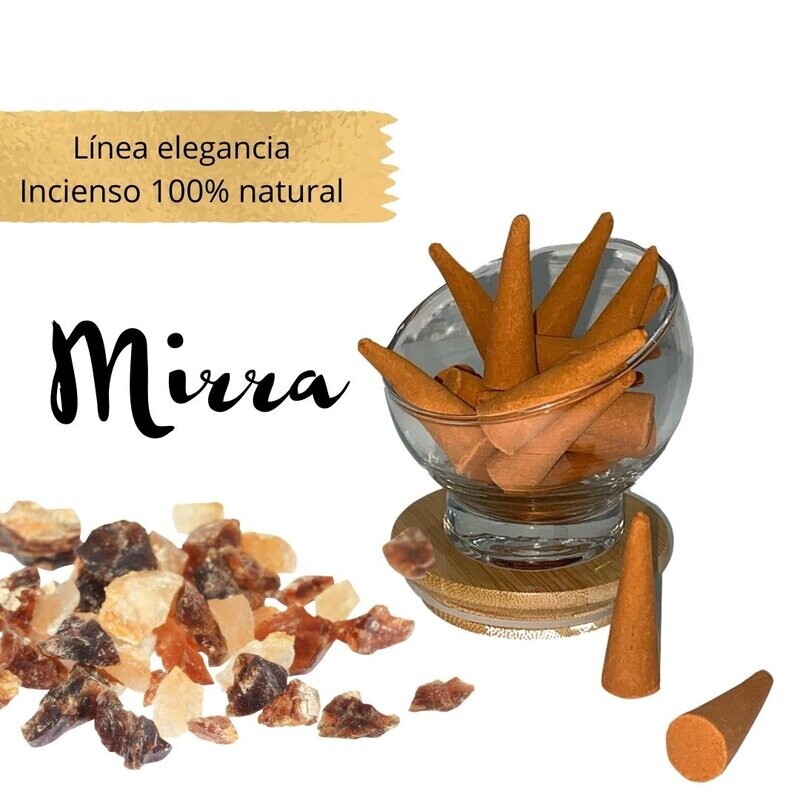Incienso conos artesanal 100% Natural - Mirra
