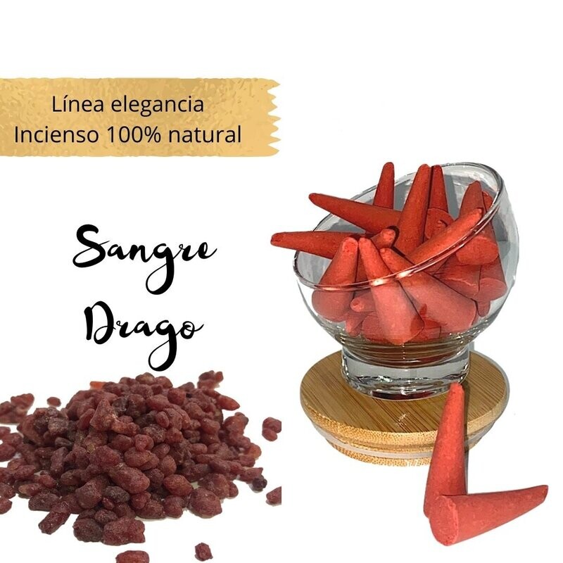 Incienso conos artesanal 100% Natural - Sangre Drago