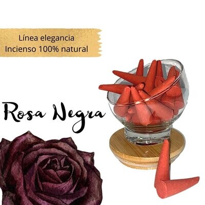 Incienso conos artesanal 100% Natural - Rosa Negra