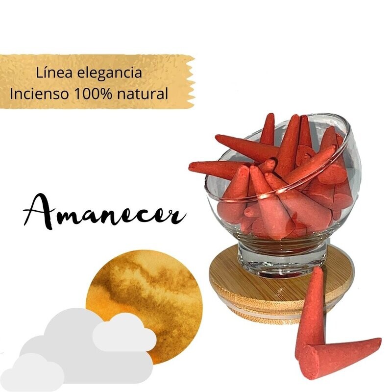Incienso conos artesanal 100% Natural - Amanecer