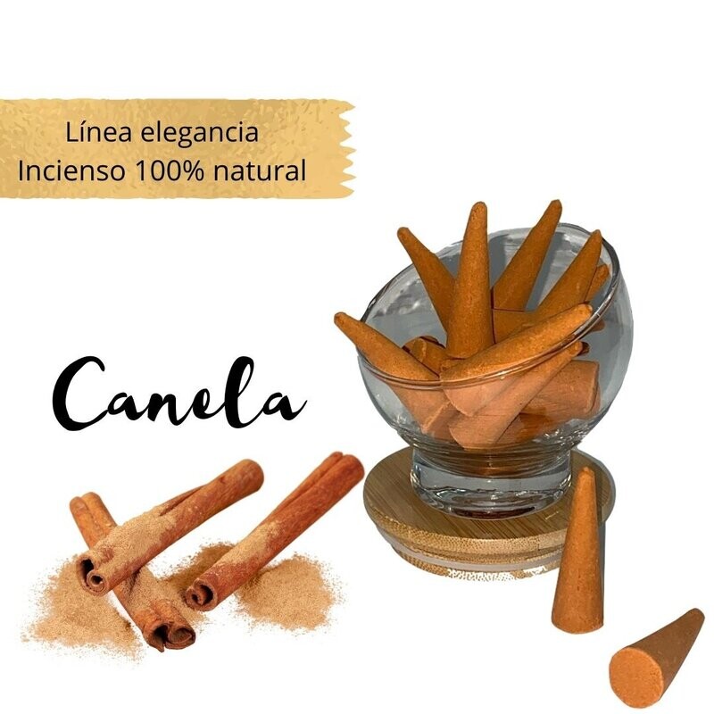 Incienso conos artesanal 100% Natural - Canela