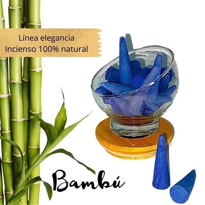 Incienso conos artesanal 100% Natural - Bambú