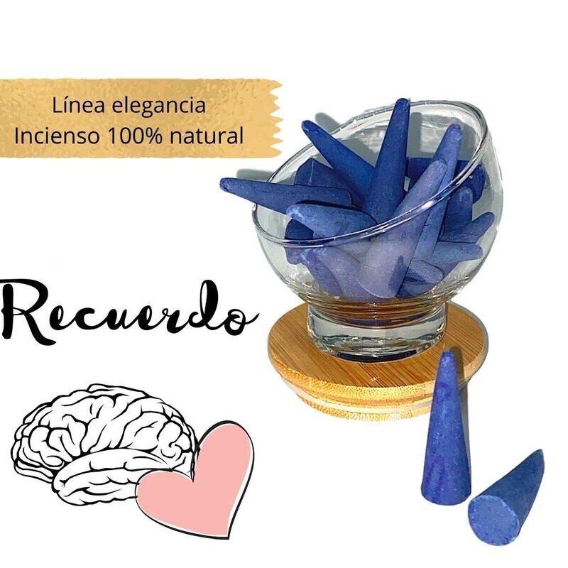 Incienso conos artesanal 100% Natural - Recuerdo