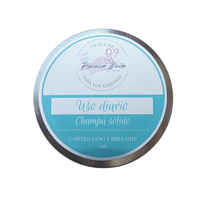 Champú Solido Artesanal 70gr - Uso Diario
