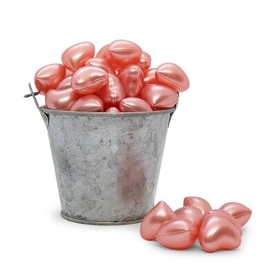 Pack de 5 Mini Perlas de baño corazón rosa