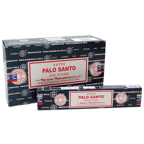 Incienso SATYA - Varillas de Incienso - PALO SANTO