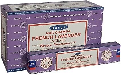 Incienso SATYA - Varillas de Incienso -FRENCH LAVENDER