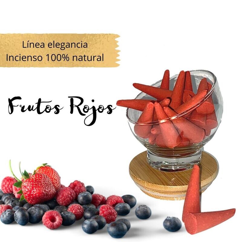 Incienso conos artesanal 100% Natural - Frutos rojos