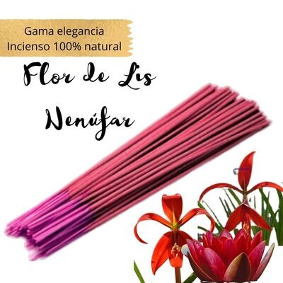 Incienso artesanal 100% Natural - Flor de Lis-Nenúfar