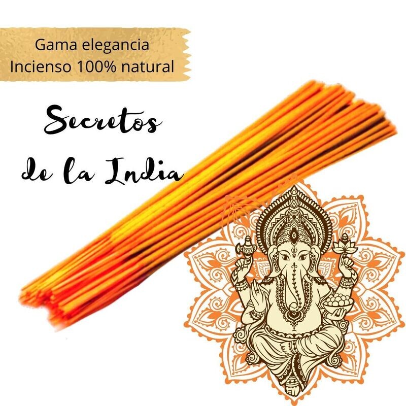 Incienso artesanal 100% Natural - Secretos de la India