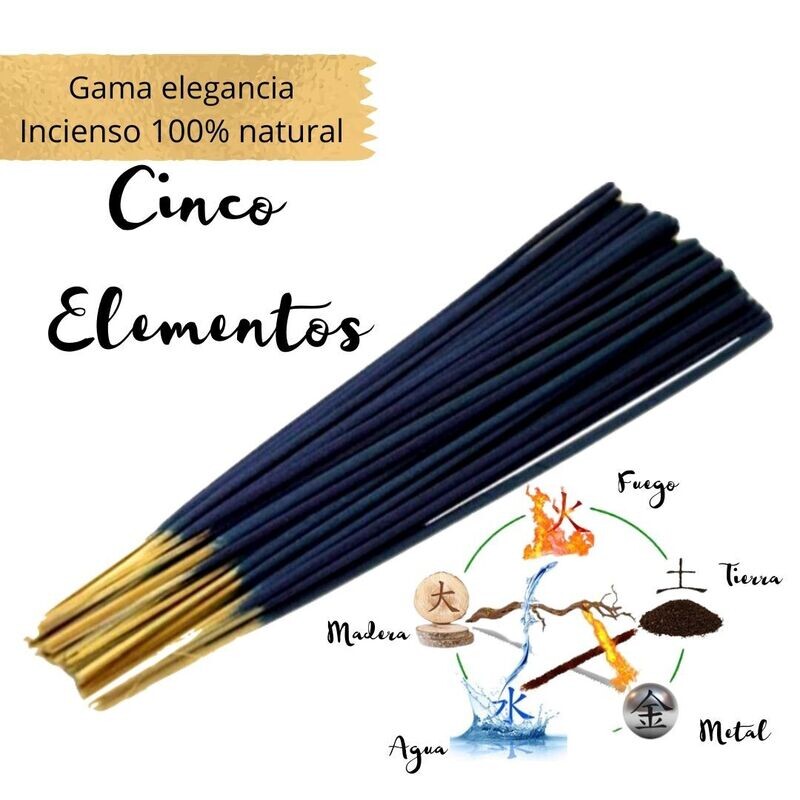 Incienso artesanal 100% Natural - Cinco Elementos