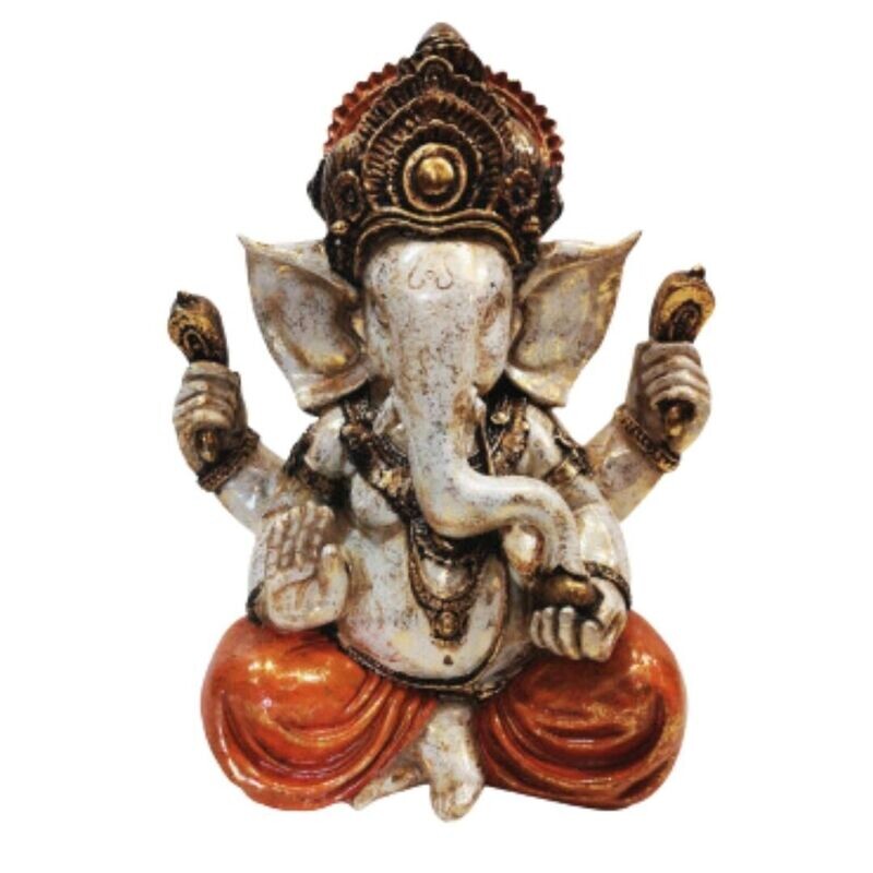 Ganesha - Grande brillo (naranja)