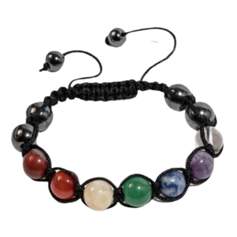 Pulsera 7 Chakras macramé