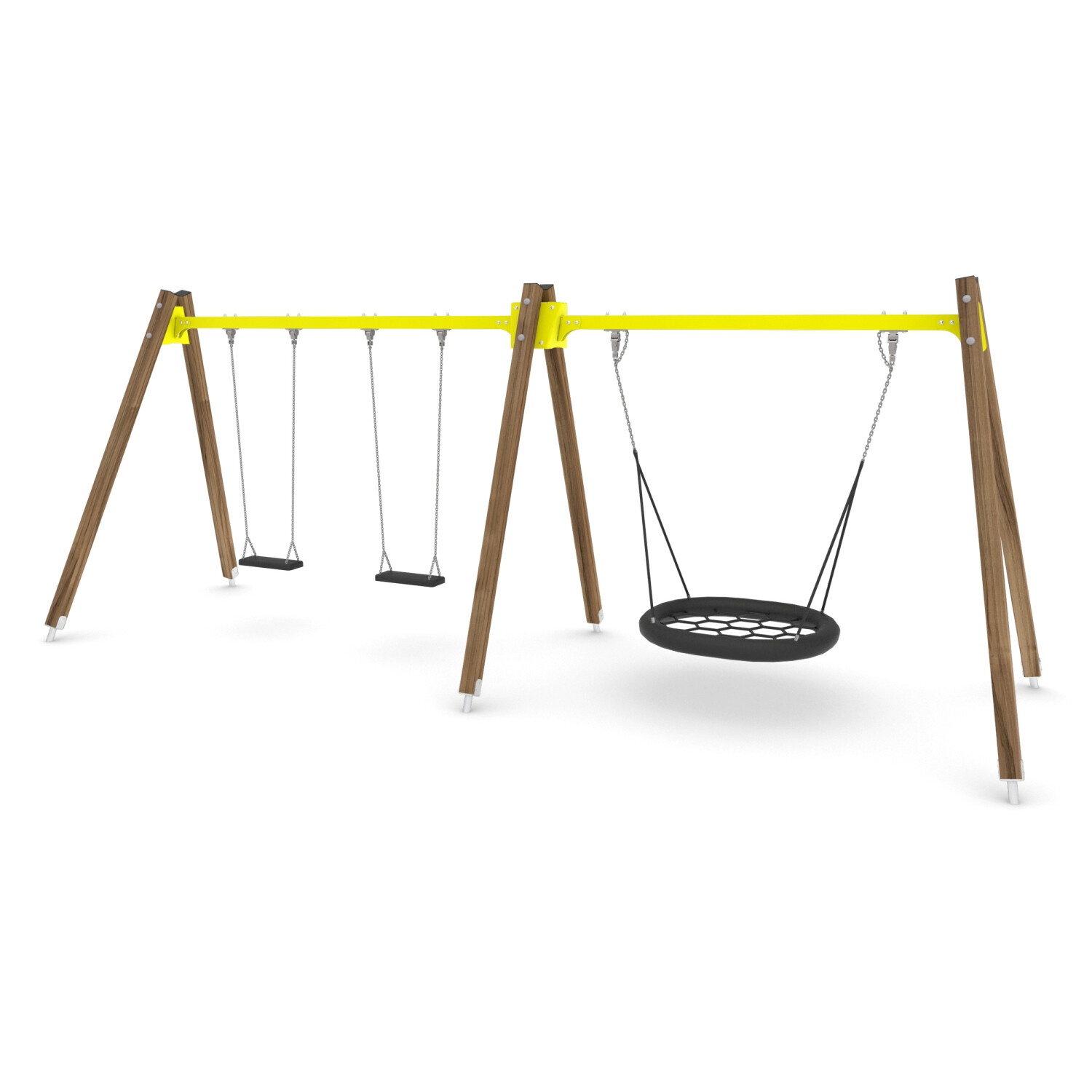 Doppelschaukel und Nestschaukel