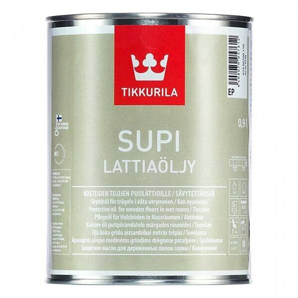 Farbloses Bodenöl SUPI LATTIAÖLJY 0,9l