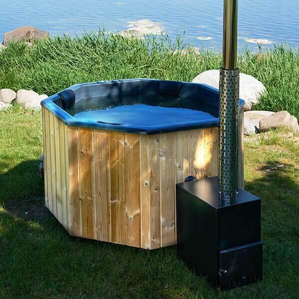 Hotpot achteckig GFK-Einsatz  1,8 x 1,8 m