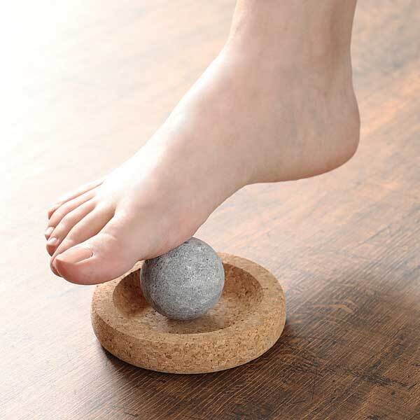 Mini-Fußmassagegerät aus Speckstein