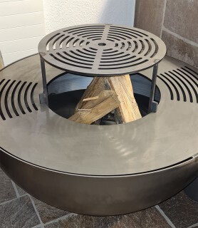 Grill-Aufsatzfür Halbkugelgrill Eiger 100 cm