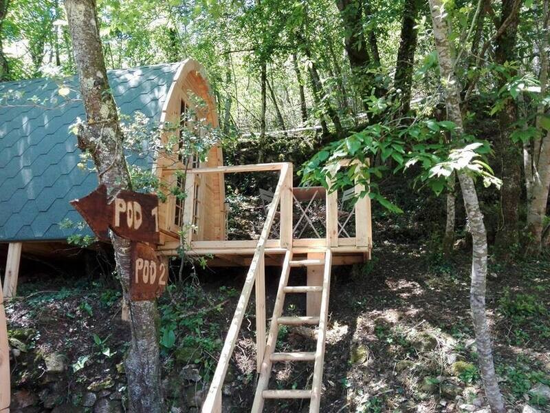 Camping Pod 2,4 x 3,0 Meter für 2 Personen