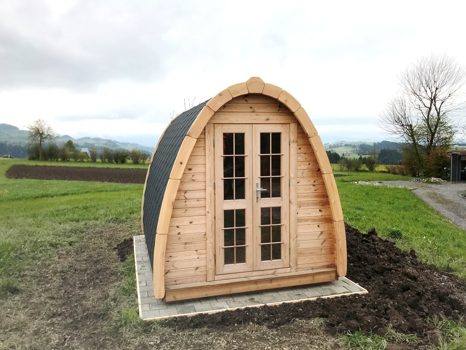 Camping Pod 2,4 x 3,0 Meter für 2 Personen