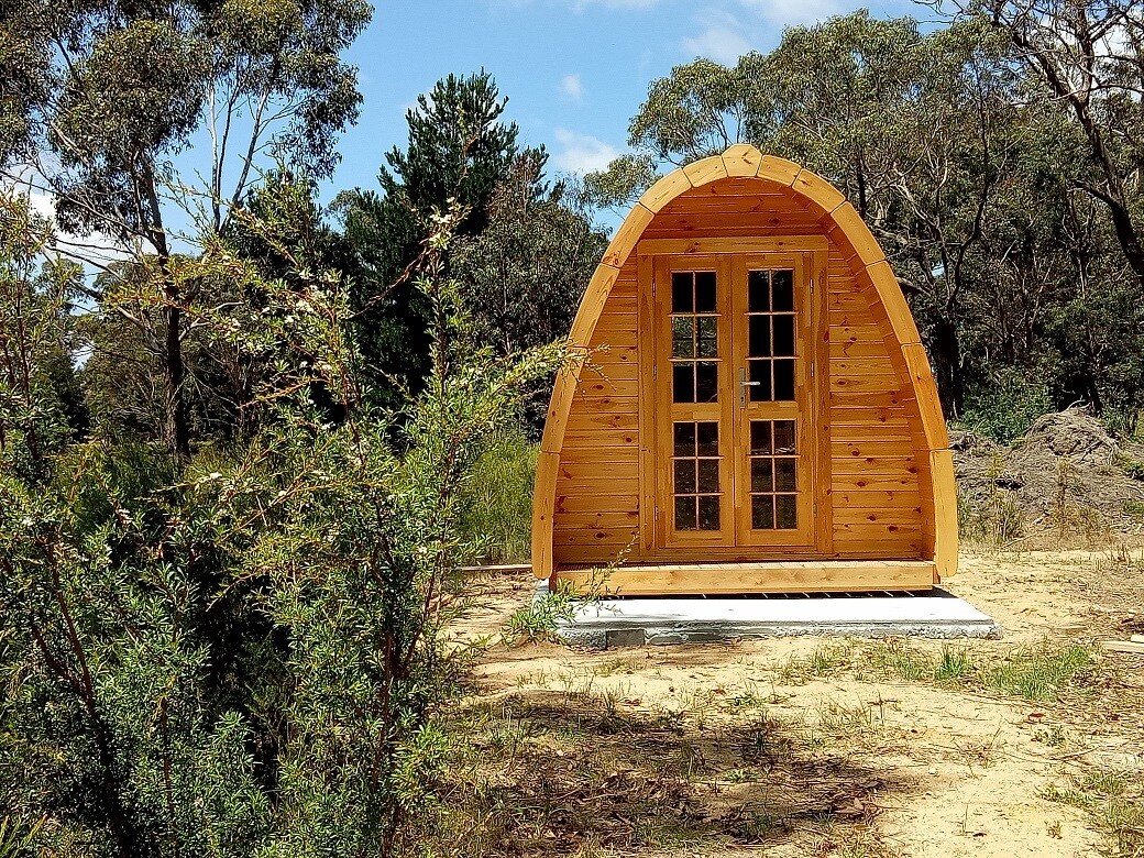 Camping Pod 2,4 x 3,5 Meter für 2–4 Personen