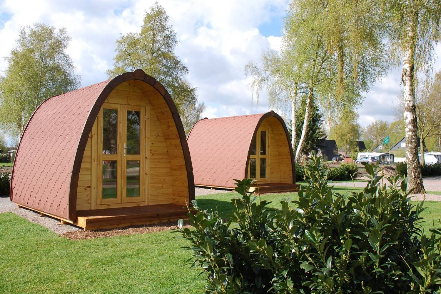 Camping Pod 2,4 x 4,8 Meter für 2–6 Personen