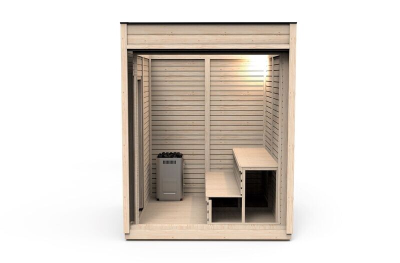 Sauna Modulhaus 2 x 2 Meter