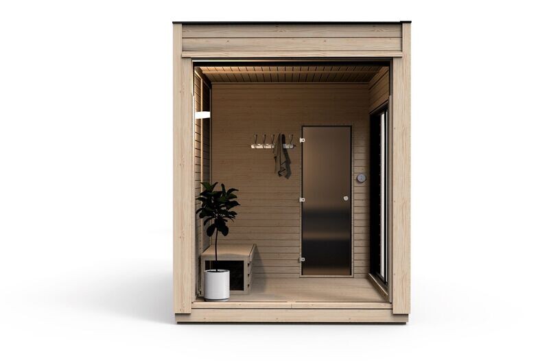 Sauna Modulhaus 2 x 4 Meter