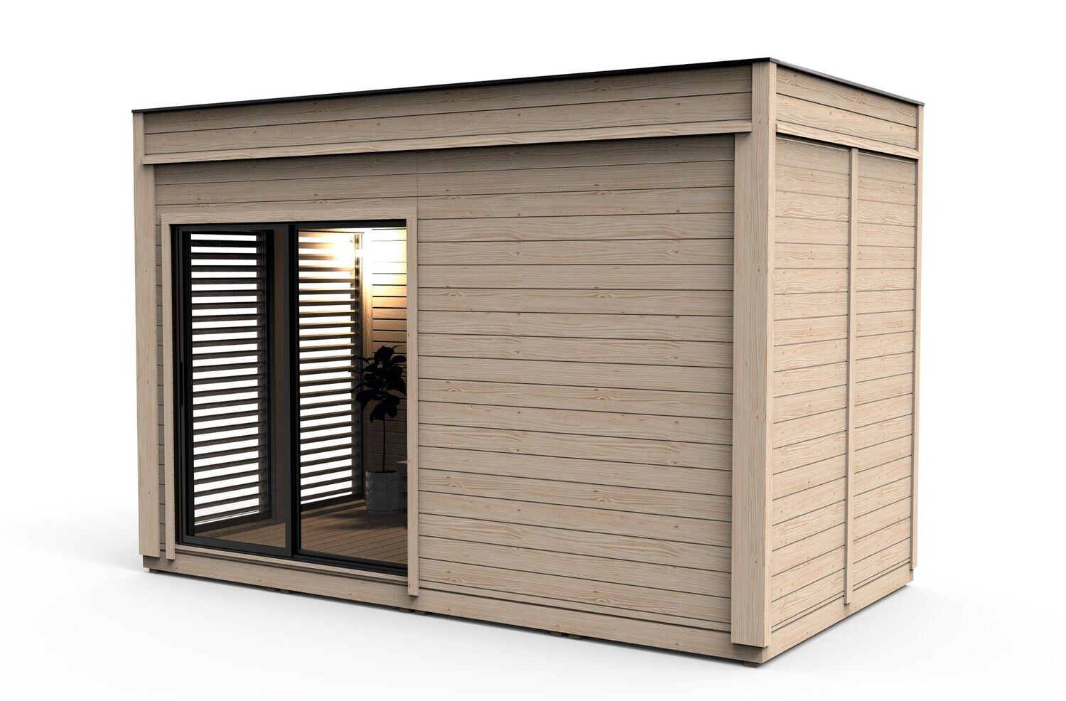 Sauna Modulhaus 2 x 4 Meter
