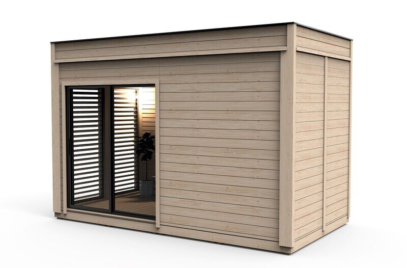 Sauna Modulhaus 2 x 4 Meter