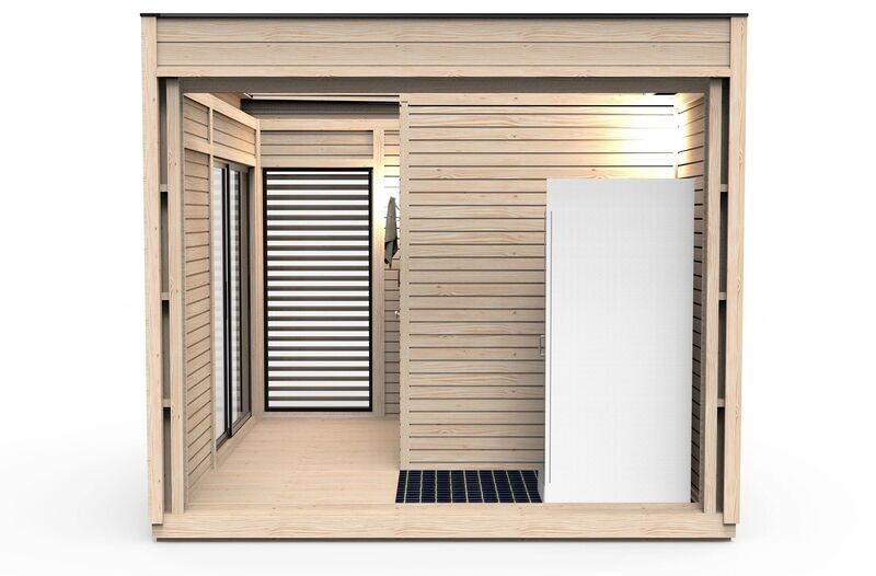 Sauna Modulhaus 3 x 3 Meter